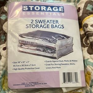 🔥2 Sweater Storage Bags for Organization NEW
